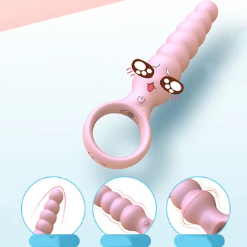 10 Ātruma Anālais Vibrators Plug Unisex Seksa Spēles Rotaļlietas USB Lādējamu Vīriešu Vibrējošo Anālo Dildo Prostatas Massager Pāriem