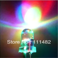 100gab 3mm RGB 7 krāsu lēni flash LED gaismas diožu (LED) Jaunu produktu un ROHS
