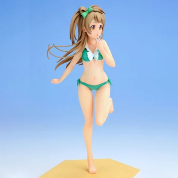 16cm Kawaii Kotori Minami Bikini Anime Rīcības Attēls PVC Rotaļlietu Gudrs Patīk Dzīvot Skolas Elks Dienasgrāmata Sexy Lelle Istabas Dekori Dāvanu Zēniem