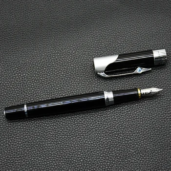 1gb Luksusa Metāla Fountain Pen Biznesa Kaligrāfijas Pildspalva 0.5 mm Irīdija Tintes Pildspalvas Rakstīšanai Kancelejas preces, Biroja, Skolas Piederumi