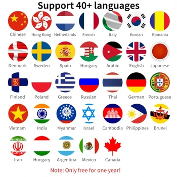 2022 JAUNU Tulkošanas Austiņas 84 Valodas Instant Tulkot Smart Balss Tulkotājs Bezvadu Bluetooth Tulkotājs Austiņas