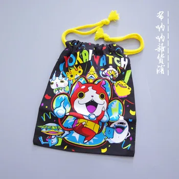 30*28cm Yo-kai Skatīties Rīcības Attēls Plīša Cosplay, somas, rotaļlietas ar logo Tagu Japānas Anime Yokai Skatīties cosplay medaļu d21