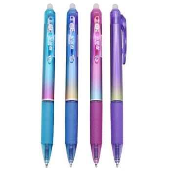 4 Gab. Izdzēšami lodīšu pildspalvu Nospiediet burvju izdzēšami pildspalva 0.5 mm ložu padoms Studentu birojs rakstiski dāvanu pildspalvu Skolas kancelejas piederumi