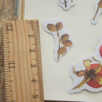 58pcs Rudens Augļu Koku Dizains, Uzlīmes Kā Dāvanu Apdare DIY Scrapbooking Uzlīmes Puses Dāvanu Zīmogs