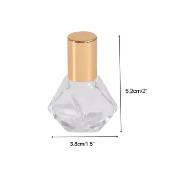 8ml Stikla Rullīšu Ēteriskās Eļļas Smaržu Pudeles Nerūsējošā Tērauda Rullīšu Bumbiņas Aromterapijas Smaržas Dezodorantu Konteineri Pudelītes