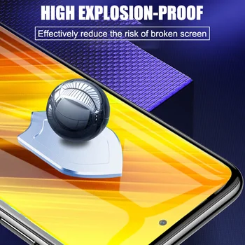 Aizsardzības Hidrogelu Filmas Poco M3, X3 NFC X2 M2 F2 Pro Xiaomi Mi 10T 10 Ultra Lite 9T Pro Screen Protector Filmu