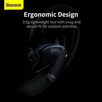 Baseus Bowie E9 Bezvadu Austiņas Bluetooth 5.3 ar 4-mik ENC Taisnība Bezvadu Austiņas Trokšņu Slāpēšanas Spēļu Sporta HiFi Earbud