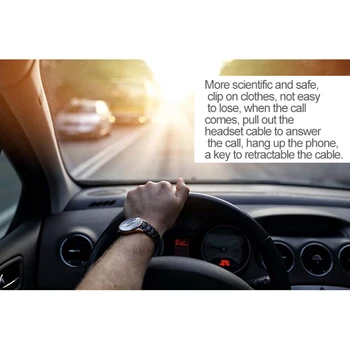 Bluetooth Austiņas, Bezvadu Skaļrunis ar Mikrofonu Trokšņu Slāpēšanas Bluetooth Austiņas Biznesa Auto Šoferis Vadītāju