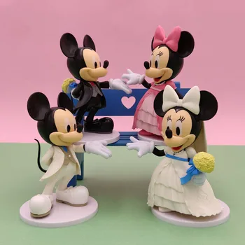 Disney Minnie Mickey Mouse Donald Precēties Darbības Rādītāji Modelis Rotaļlietas Kāzu Dāvana Mīlētājiem Līgava Meitene Valentīna Diena Puse Dekori