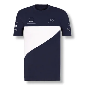 F1 Jaka Sarkanā Komanda pelēkā vārna f1Polo krekls, Formula One racing uzvalks jaka, ir 2021. jaunu ātrās žāvēšanas īsām piedurknēm T-krekls, liela izmēra