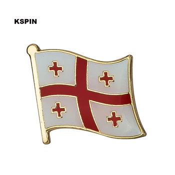 Gruzijas karoga atloks pin pin žetons Broša Ikonas 1PC KS-0069