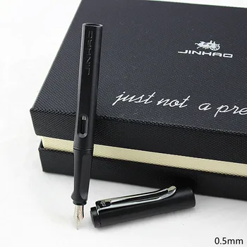 Jaunā luksusa Jinhao 599 Black matte EF 0.38 mm F 0.5 mm Tintes Pildspalvas, Kancelejas preces Tintes Pildspalvu Studentu office tintes pildspalvas