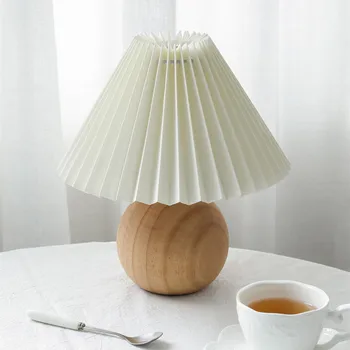 Keramikas plāksnīšu galda lampa Jauns klasiskās galda lampas Vintage Nakts Gaisma Rotangpalmas Lampas Guļamistabas Gultas Mājas Dekors gultas lampa E27