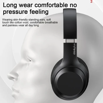 Lenovo thinkplus TH10 Stereo Austiņas Bluetooth Austiņas Mūzikas Austiņas ar Mic Mobilo XiaoMi iPhone Sumsamg Android vai IOS