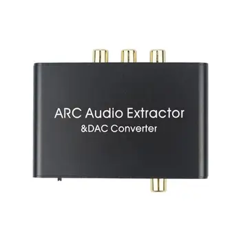 LOKA Audio Extractor Adapteris 3,5 mm Jack, HDMI Saderīgu Digitālo Optisko Analog APK Converter Sadalītāja TV Mājas Teātri