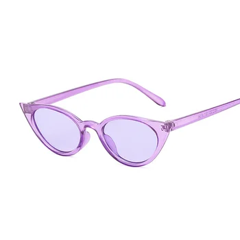 Maza Kaķu Acu Sieviešu Saulesbrilles Tonētu Krāsu Objektīvs Dāmas Vintage Formas, Saules Brilles Sieviešu Melnās Saulesbrilles Zīmola Dizainere