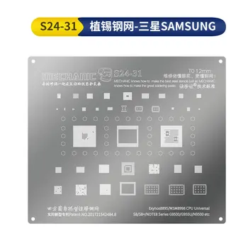 Mehāniķis Universālā BGA Reballing Trafaretu Samsung S8 S8+ Note8 G9500 G955 Exynos 8895 MSM8898 CPU Jaudas WIFI Audio IC Chip
