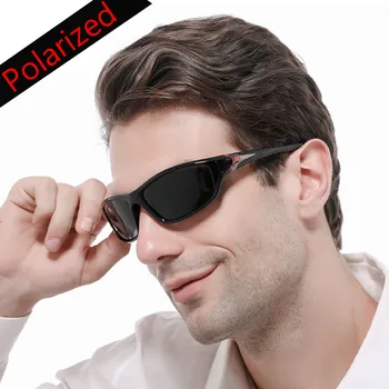 Modes Braukšanas Polarizētās UV400 Saulesbrilles Vīrietis Izjādes Riteņbraukšana Zvejas Toņos Glāzes Vintage Sporta Ceļojuma Classic Saulesbrilles