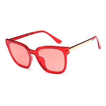 Modes Jaunā Sieviešu Saulesbrilles Luksusa Zīmolu, Dizaineru, Vintage Sievietēm Ar Kvadrātveida Saules Brilles Dāmas Toņos Briļļu Oculos De Sol