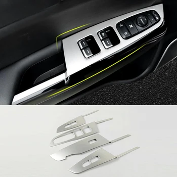 Nerūsējošā tērauda KIA Sportage 4 QL KX5 2016-2018 piederumi, Auto Durvju un logu stiklu pacelšanas slēdzi, Vāka Apdare Auto stils