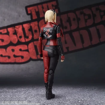 Oriģināls Bandai Harley Quinn SHF Attēls PVC Rīcības Modeli Rotaļlietas Rīcības Attēls