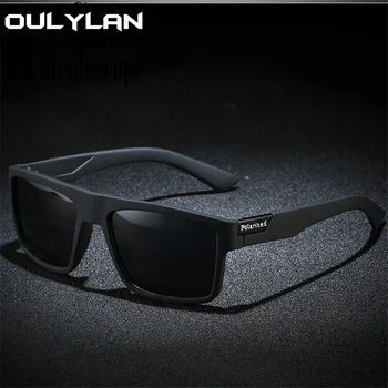 Oulylan 2022 Luksusa Polarizētās Saulesbrilles, Vīriešu un Sieviešu Modes Kvadrātveida Saules Brilles Vintage Braukšanas Zvejas Aizsargbrilles Toņos UV400