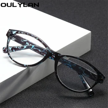 Oulylan Anti Zilā Gaisma Lasīšanas Brilles Sievietēm, Vīriešiem Datoru Tālredzības Brilles Ziedu Iespiesti Presbyopic + 1.0 1.5 2.0