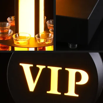 Radošā VIP Kokteilis Kausa turētāja Statīvs Pakalpojumu Shot Stikla Glorifier Displejs Vīna Plaukts Stikla Plaukts par Naktsklubs, Bārs Puse