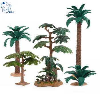 Simulācijas Augu Dekori Modelis Kaktusu Krūma Banyan Tree View Mājas Dārza Dekori PVC Rīcības Figurestoys Bērniem Ziemassvētku Dāvanas