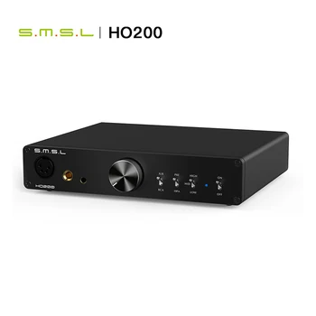 SMSL HO200 austiņu pastiprinātāju XLR 4.4 līdzsvarotu 6.35 mm austiņu izeja, RCA, XLR PIRMS amp-izejas CNC 3 pārnesumiem iegūt headphone amp