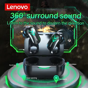Sākotnējā Lenovo XT82 Austiņas Spoguļa Ciparu Displejs Bezvadu Bluetooth saderīgu 5.1 9D Bass Austiņas Sporta Earbuds Austiņas