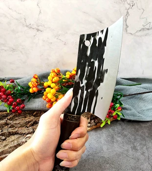 Virtuves Naži Uzstādītu Kalti Gaļas Cirvis Nazis Nerūsējošā Tērauda Gatavošanas Nazis Damaskā Šefpavāra Nazis Smalcināšanai Sagriešana Kuteri