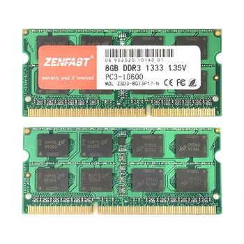 ZENFAST DDR3 DDR4 4GB 8GB 16GB Klēpjdatoru Ram, 1333 uz 1600 2133 2400 2666MHz Sodimm 204pin Piezīmju grāmatiņas Atmiņa