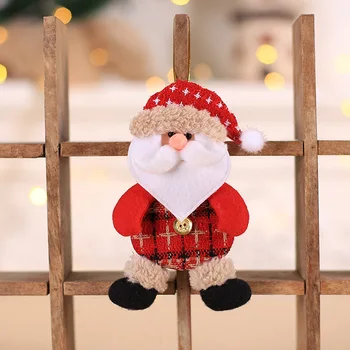 Ziemassvētku Eglīte Lelle Kulons Diy Ziemassvētku Rotājumi Santa Claus, Sniegavīrs Mājās, Kāzu svinības, Jaunais Gads Xmas Dāvanas, Rotas