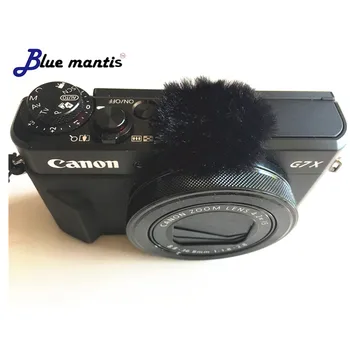 Zila Humoru 10Pcs Pretvēja Dead Cat Canon G7x Mark II Priekšējā stikla Mikrofona Segums Canon G7X MARK2