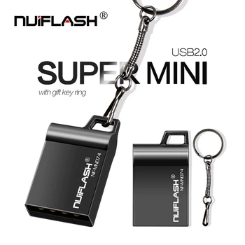 Ātrgaitas Ūdensizturīgs USB 2.0 Metāla Flash Drive 32GB 64GB, 128GB usb Pendrive flash Pen drive 16GB atmiņas USB Flash Disku